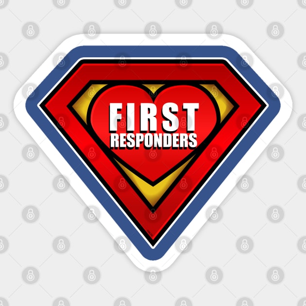 Superhero First Responder Coronavirus Hero Sticker by creative